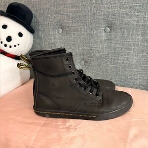 Dr. Martens Black Leather Kids Boots size 37 EU